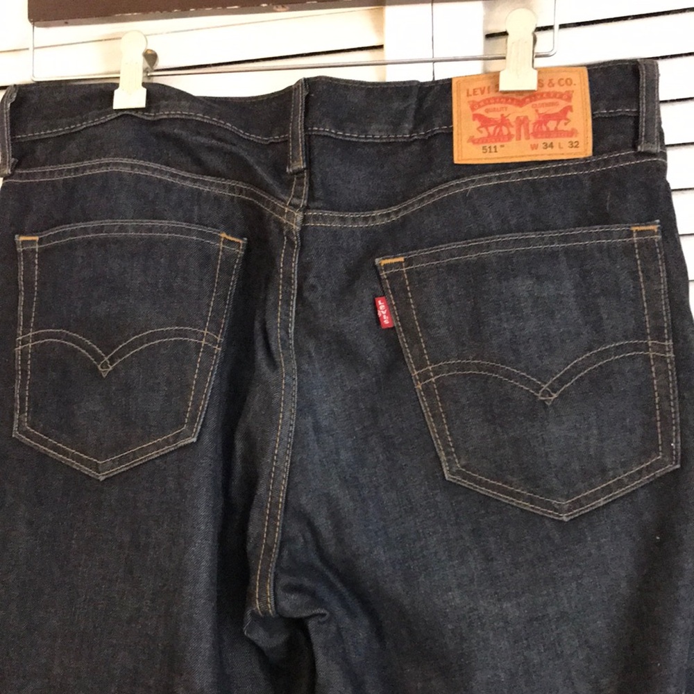 Men's Levi’s 511 Dark Blue Jeans. SZ 34x32